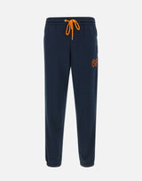 SUN68 "Cotton fleece trousers" BLUE Uomo 