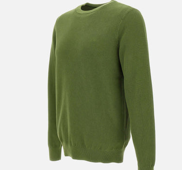SUN68 Maglia "Round vintage" in cotone GREEN Uomo 