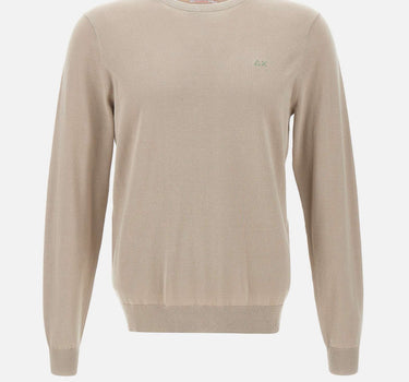 SUN68 "Sweater basic" GREY Uomo 