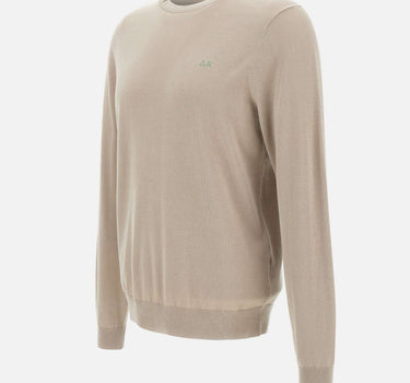 SUN68 "Sweater basic" GREY Uomo 