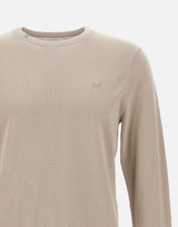SUN68 "Sweater basic" GREY Uomo 