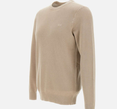 SUN68 "Sweater  vintage" BEIGE Uomo 