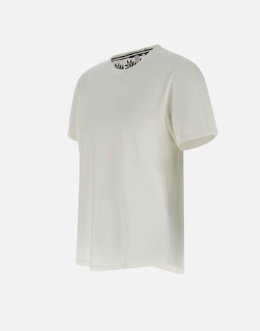 SUN68 "Round bottom t-shirt" WHITE Uomo 