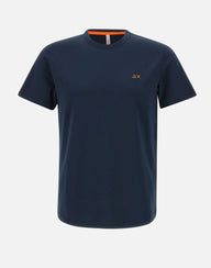 SUN68 "T-shirt piquet" BLUE Uomo 