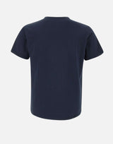 SUN68 "Piquet cold dye t-shirt" BLUE Uomo 