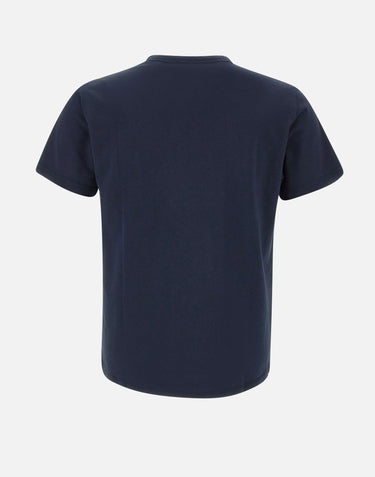 SUN68 "Piquet cold dye t-shirt" BLUE Uomo 