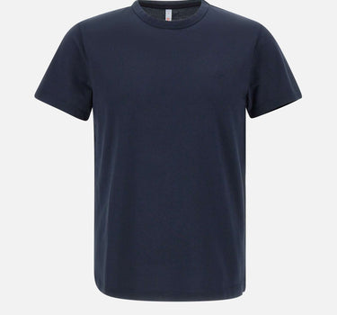 SUN68 "Piquet cold dye t-shirt" BLUE Uomo 