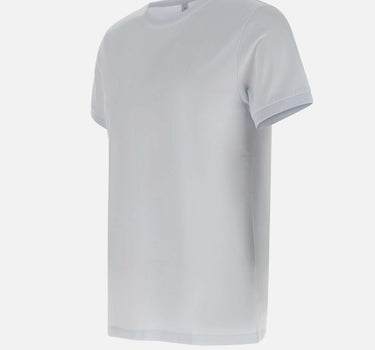 SUN68 T-shirt in cotone mercerizzato WHITE Uomo 