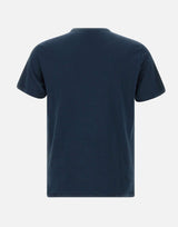 SUN68 "Jersey linen t-shirt" BLUE Uomo 