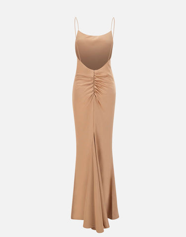 Abito "Ninfea" in satin di raso T170130A TNP229BLUSH THE ANDAMANE 