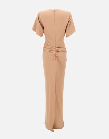 Abito lungo "Iris" T190177A TNP229BLUSH THE ANDAMANE 