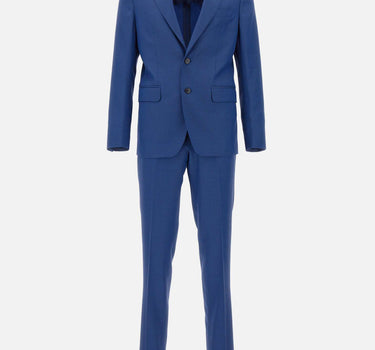 BRIAN DALES Completo due pezzi  in fresco lana BLUE Uomo 