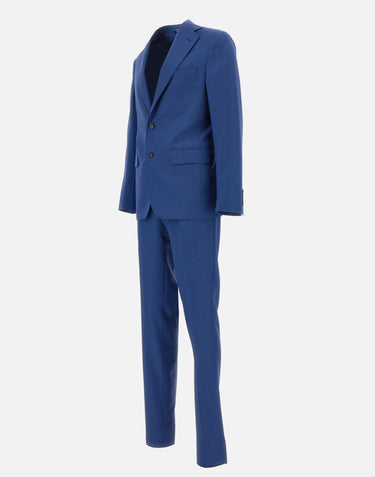 BRIAN DALES Completo due pezzi  in fresco lana BLUE Uomo 
