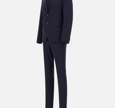 BRIAN DALES Completo due pezzi  in misto lana BLUE Uomo 