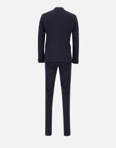 BRIAN DALES Completo due pezzi  in misto lana BLUE Uomo 