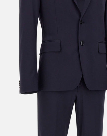 BRIAN DALES Completo due pezzi  in misto lana BLUE Uomo 
