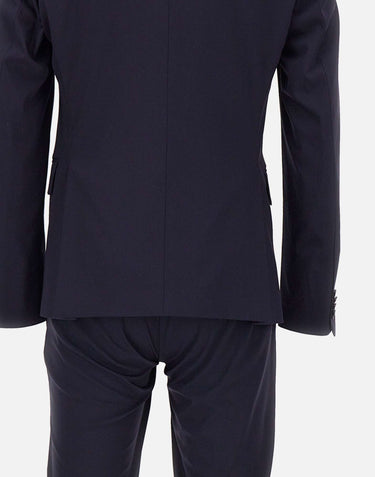 BRIAN DALES Completo due pezzi  in misto lana BLUE Uomo 