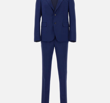 BRIAN DALES Completo due pezzi in misto lana BLUE Uomo 