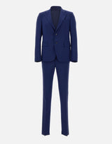 BRIAN DALES Completo due pezzi in misto lana BLUE Uomo 