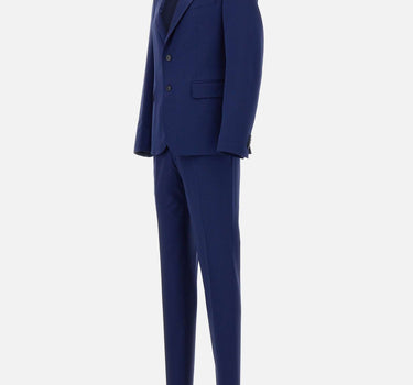 BRIAN DALES Completo due pezzi in misto lana BLUE Uomo 