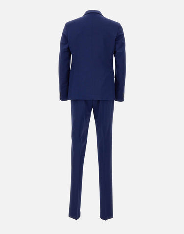 BRIAN DALES Completo due pezzi in misto lana BLUE Uomo 
