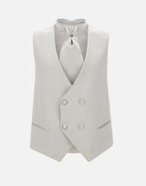 Completo tre pezzi con accessorio cerimonia in misto viscosa e fresco lana 46JX103L108029 693 CARLO PIGNATELLI 