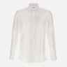 CARLO PIGNATELLI Camicia "Ray" in cotone e viscosa WHITE Uomo 