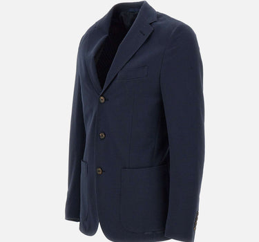 ELEVENTY Blazer in cotone BLUE Uomo 