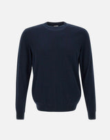 ELEVENTY Pullover  in cotone BLUE Uomo 