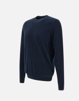 ELEVENTY Pullover  in cotone BLUE Uomo 