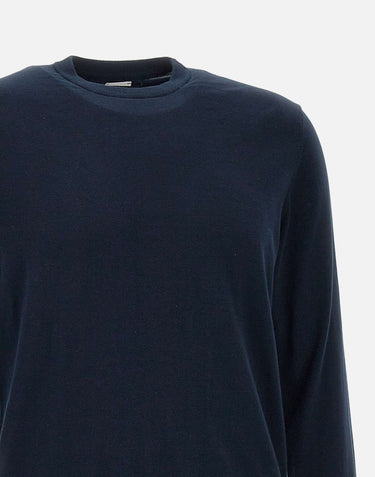 ELEVENTY Pullover  in cotone BLUE Uomo 