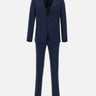 SANTANIELLO Completo due pezzi  in misto fresco lana BLUE Uomo 