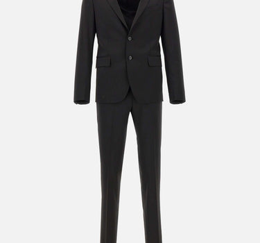 BRIAN DALES Completo due pezzi "GA87" in  fresco lana BLACK Uomo 