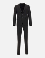 BRIAN DALES Completo due pezzi "GA87" in  fresco lana BLACK Uomo 