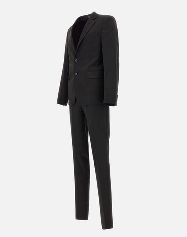 BRIAN DALES Completo due pezzi "GA87" in  fresco lana BLACK Uomo 