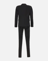 BRIAN DALES Completo due pezzi "GA87" in  fresco lana BLACK Uomo 