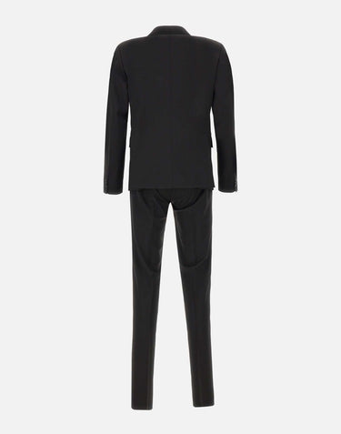 BRIAN DALES Completo due pezzi "GA87" in  fresco lana BLACK Uomo 