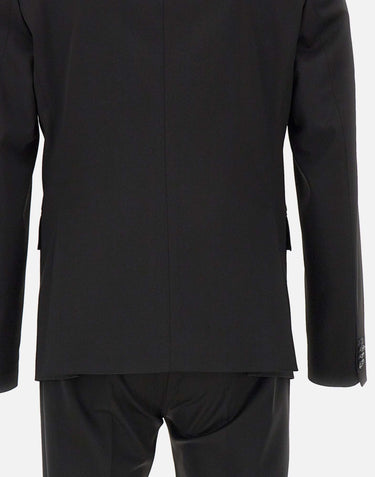 BRIAN DALES Completo due pezzi "GA87" in  fresco lana BLACK Uomo 