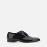 CARLO PIGNATELLI Mocassini "Rugan" in pelle lucida BLACK Uomo 