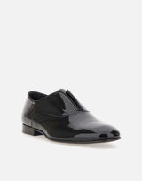 CARLO PIGNATELLI Mocassini "Rugan" in pelle lucida BLACK Uomo 