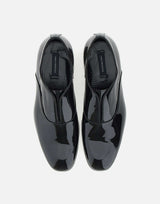 CARLO PIGNATELLI Mocassini "Rugan" in pelle lucida BLACK Uomo 