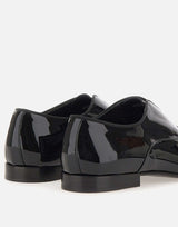 CARLO PIGNATELLI Mocassini "Rugan" in pelle lucida BLACK Uomo 