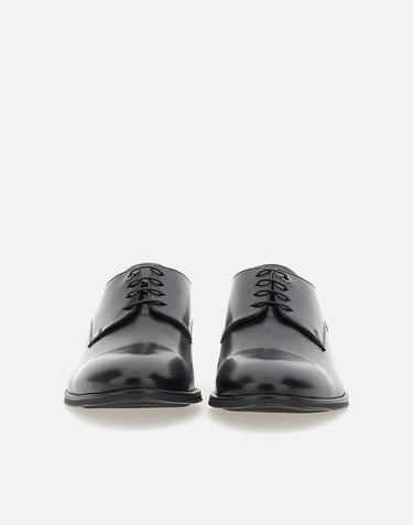 CARLO PIGNATELLI Stringate  in pelle spazzolata BLACK Uomo 