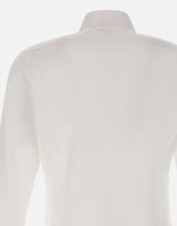 CARLO PIGNATELLI Camicia da cerimonia in cotone WHITE Uomo 