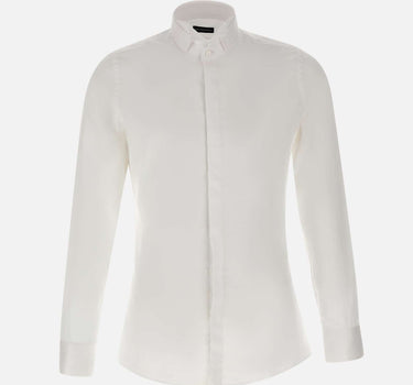 CARLO PIGNATELLI Camicia da cerimonia in cotone WHITE Uomo 
