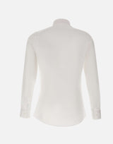 CARLO PIGNATELLI Camicia da cerimonia in cotone WHITE Uomo 