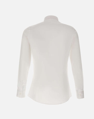 CARLO PIGNATELLI Camicia da cerimonia in cotone WHITE Uomo 