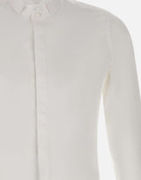 CARLO PIGNATELLI Camicia da cerimonia in cotone WHITE Uomo 