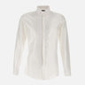 CARLO PIGNATELLI Camicia "Ray" in cotone e viscosa WHITE Uomo 