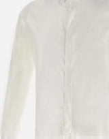 CARLO PIGNATELLI Camicia "Ray" in cotone e viscosa WHITE Uomo 